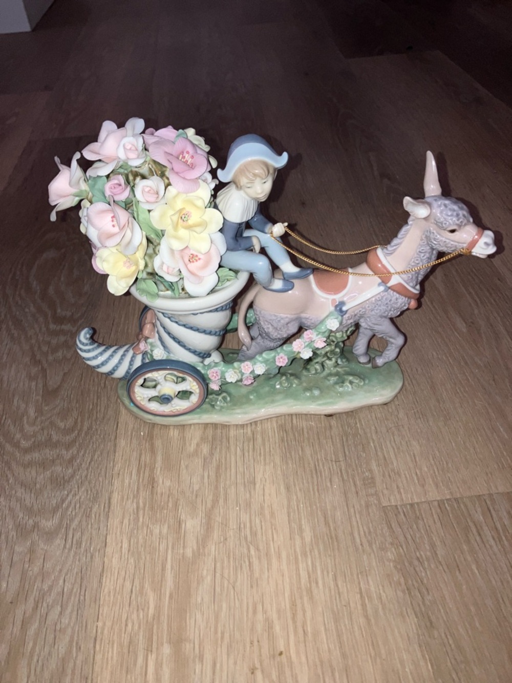RETIRED: 2002 Limited Edition FANTASIA LLADRÓ Boy & Donkey Figurine
